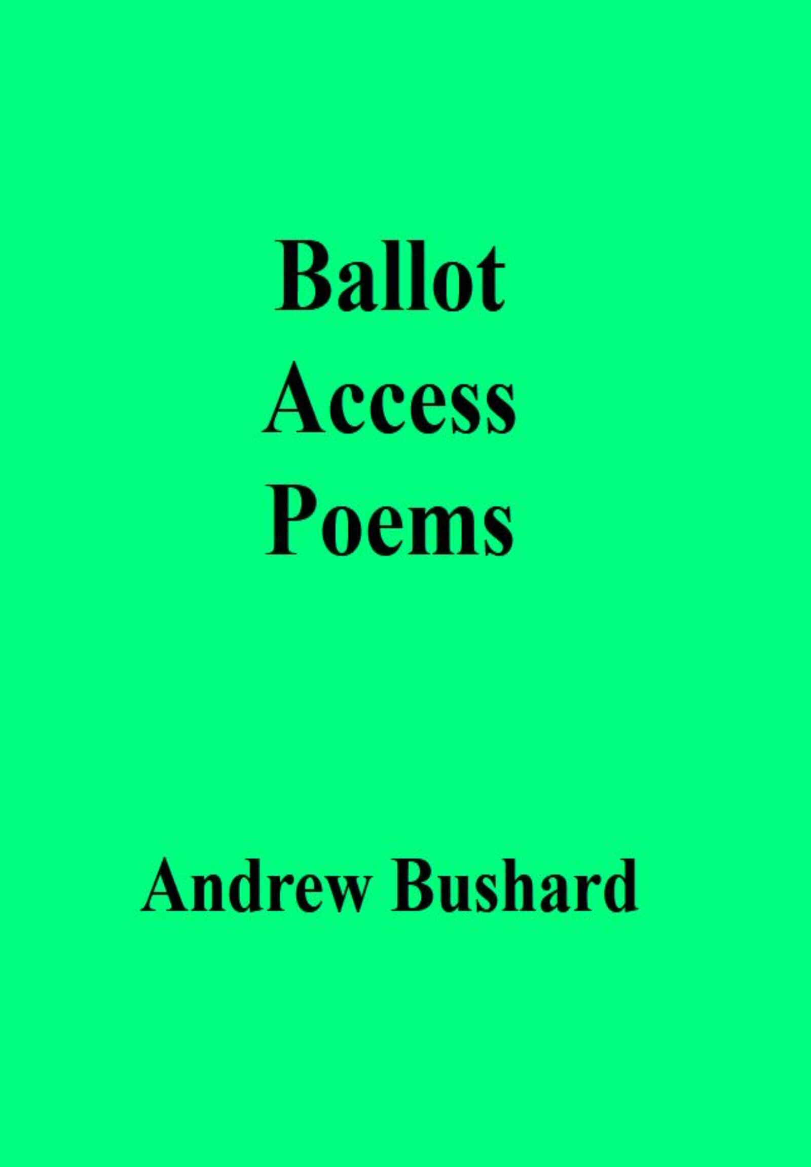 Choose this Ballot Access Booklet